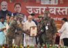 केंद्रीय गृहमंत्री अमित शाह ने नक्सल उन्मूलन अभियान में उत्कृष्ट योगदान हेतु डीजीपी कैलाश मकवाणा, वरिष्ठ अधिकारियों एवं हॉक फोर्स के जवानों को किया सम्मानित