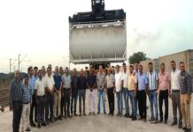 सिंगाजी ताप विद्युत गृह में आधुनिक रेलवे प्लेटफॉर्म का शुभारंभ