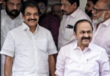 केरल कांग्रेस में शक्ति प्रदर्शन के बाद एकता का संदेश, सतीशन और वेणुगोपाल की मुलाकात चर्चा में
