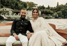 Sonam Kapoor ने पति Anand Ahuja को दी सालगिरह की बधाई