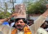 भोजशाला परिसर में गूंजा शंखनाद, श्रद्धालुओं की भारी भीड़ के बीच प्रशासन सतर्क