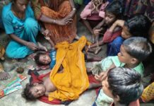 बिहार के सहरसा जिले के पतरघट इलाके में हुआ हादसा, पूरे गांव में पसरा मातम।