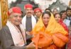 केंद्रीय पर्यटन मंत्री नाथद्वारा पहुंचे, श्रीनाथजी के दर्शन कर लिया आशीर्वाद