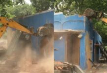 बर्नपुर स्टेशन के पास एक्शन मोड में प्रशासन, TMC नेता का दफ्तर भी टूटा