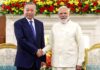 Hyderabad House में Narendra Modi ने वियतनाम के राष्ट्रपति का किया भव्य स्वागत