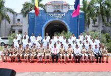 उप मुख्यमंत्री विजय शर्मा 33 प्रशिक्षु उप पुलिस अधीक्षकों के बुनियादी प्रशिक्षण सत्र शुभारंभ में हुए शामिल