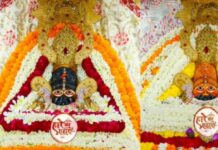 खाटूश्यामजी में बदला बाबा श्याम का स्वरूप, तिलक श्रृंगार के बाद श्याम वर्ण में दे रहे दर्शन