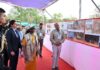 राष्ट्रपति ने किया चीता कमांड कंट्रोल सेंटर का भ्रमण, चीता प्रदर्शिनी भी देखी