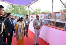 राष्ट्रपति ने किया चीता कमांड कंट्रोल सेंटर का भ्रमण, चीता प्रदर्शिनी भी देखी