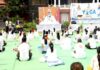 12वाँ अंतर्राष्ट्रीय योग दिवस कार्यक्रम लोकभवन में मना