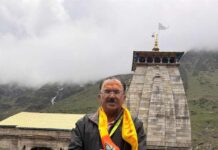 विधानसभा अध्यक्ष वासुदेव देवनानी ने किए केदारनाथ के दर्शन