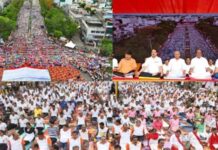 इंदौर के नाम ऐतिहासिक उपलब्धि, सामूहिक भ्रामरी प्राणायाम में उमड़ा जनसैलाब