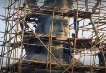 राम प्रतिमा निर्माण पर संकट! ढहाने की चेतावनी के बाद काम ठप