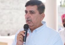 हरीश चौधरी का गहलोत पर तीखा वार, बोले- इस पवित्र स्थान पर उनका नाम लेना उचित नहीं