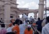 मंदिर में दर्दनाक हादसा, छत गिरने से 30-40 श्रद्धालु मलबे में फंसे