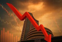 IT शेयरों की बिकवाली से बाजार लड़खड़ाया, Sensex डे-हाई से 500 अंक फिसला