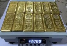 मुंबई एयरपोर्ट पर डीआरआई की बड़ी कार्रवाई, 5 करोड़ रुपये का अवैध सोना जब्त