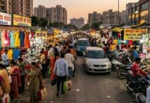 यातायात जाम और गंदगी: मुख्य मार्ग पर दुकानों का असर