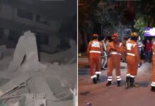 महरौली में दर्दनाक हादसा, मलबे में फंसे लोगों की तलाश जारी