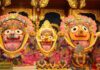 देशभर में रथ यात्रा की धूम, भाई बलभद्र और बहन सुभद्रा के साथ रथों पर सवार हुए महाप्रभु