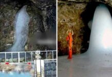 अमरनाथ यात्रियों के लिए बुरी खबर, 5 दिन में ही अंतर्ध्यान हो गए बाबा बर्फानी, देखिए कैसे पिघलते गए बाबा