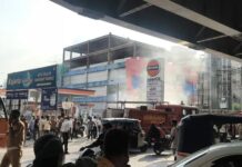 लखनऊ में बड़ा हादसा टला, पेट्रोल पंप के पास कैंटीन में आग लगने से मचा हड़कंप
