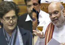 प्रियंका गांधी की मांग- संसद में आएं गृह मंत्री अमित शाह, विपक्ष के सवालों का दें जवाब