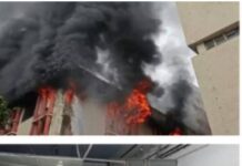 लखनऊ अग्निकांड के बाद सामने आई चौंकाने वाली तस्वीरें, जवाहर और इंदिरा भवन में सुरक्षा भगवान भरोसे