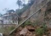 हिमाचल में बारिश का असर, बिलासपुर-शिमला फोरलेन पर मलबा गिरने से जाम