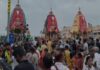 जगन्नाथ बहुड़ा रथ यात्रा के दौरान बड़ा हादसा, एक श्रद्धालु की मौत