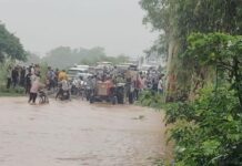 बिजनौर में बाढ़ जैसे हालात, मालन नदी के उफान से हरिद्वार मार्ग पर आवाजाही रुकी