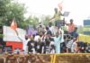 भोपाल में भाजपा-कांग्रेस आमने-सामने, पुलिस ने कांग्रेस कार्यालय पहुंचने से पहले रोका