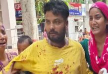 मेरठ में सास-बहू विवाद पर चला धारदार हथियार, पुलिस के सामने भी नहीं थमा हंगामा