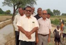 वर्षो बाद रजवाहा में पहुंचा पानी, किसानों के चेहरों पर लौटी मुस्कान