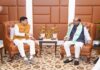 मुख्यमंत्री डॉ. यादव ने लोकसभा अध्यक्ष बिरला से की सौजन्य भेंट