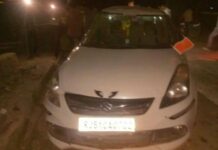 नीमच में तेज रफ्तार कार ने मचाई तबाही, पंचायत भवन की दीवार तोड़कर घुसी अंदर