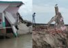 ग्रामीणों की आंखों के सामने गंडक में समाया स्कूल, बाढ़ ने उजाड़ दिए 109 परिवारों के आशियाने