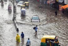 दिल्ली में रिकॉर्डतोड़ बारिश का कहर, पेड़ और मकान गिरे; सड़कों पर भरा पानी