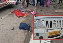 माता के दर्शन से लौटते समय हादसा, श्रद्धालुओं से भरी पिकअप को ट्रक ने मारी टक्कर