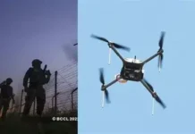 ड्रोन के जरिए भेजे गए हथियार और हेरोइन जब्त, पाकिस्तान की चाल नाकाम