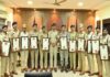 नक्सल मोर्चे पर साहस दिखाने वाले अधिकारियों का बढ़ाया हौसला, अमित शाह ने किया सम्मानित