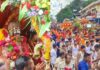 बाबा महाकाल की दूसरी सवारी में उमड़ा आस्था का जनसैलाब, भगोरिया नृत्य ने बांधा समां