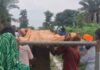 सड़क नहीं होने से बढ़ी परेशानी, बक्सवाहा में गर्भवती महिला को खाट पर अस्पताल ले गए