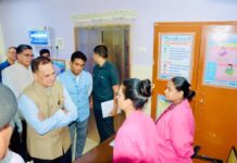 मुख्य सचिव श्री वी. श्रीनिवास ने किया उम्मेद चिकित्सालय का निरीक्षण