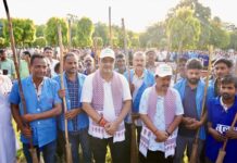 नितिन नवीन की मौजूदगी में स्वच्छता का संकल्प, लोगों ने ली साफ-सफाई की शपथ