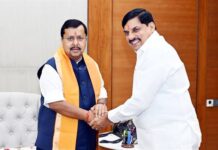 मुख्यमंत्री डॉ. यादव ने अध्यक्ष नितिन नबीन से की सौजन्य भेंट