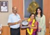 पुलिस मुख्यालय परिवार द्वारा 2 सेवानिवृत्त कर्मचारियों को दी गई भावभीनी विदाई