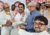 कांग्रेस में शामिल हुए इजहारूल हक-हाजी रशीद खां, सैकड़ों समर्थकों ने भी ली सदस्यता