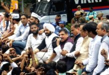 प्रवेश वर्मा के खिलाफ कार्रवाई की मांग, थप्पड़कांड पर ‘आप’ नेताओं का विरोध