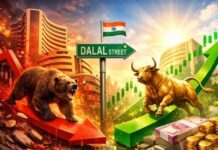दलाल स्ट्रीट पर फिर बिकवाली का दबाव, सेंसेक्स 813 अंक लुढ़का; निफ्टी भी धड़ाम